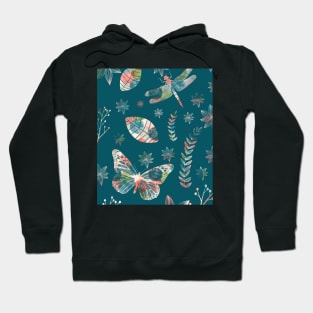 Insects pattern Hoodie